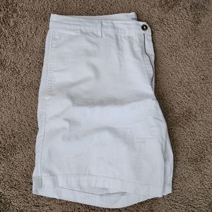 Men White shorts